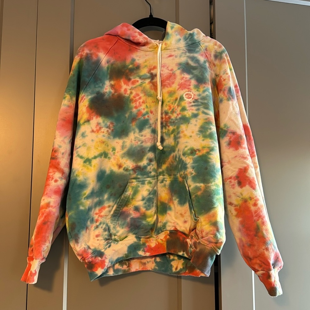 BBP rainbow waters lightweight hoodie sz L